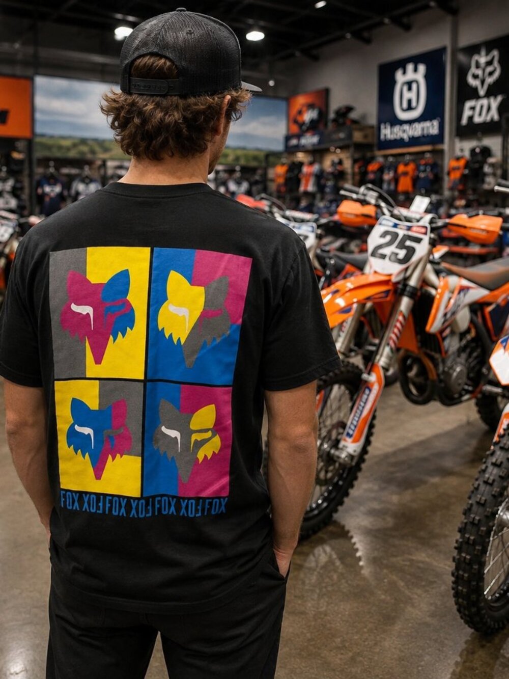 FOX RACING MENS TEE  (Large)